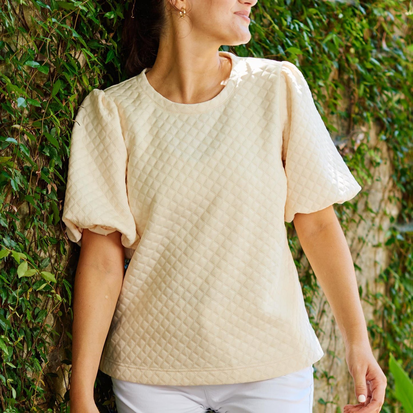 Jamie Top in Ivory or Pink