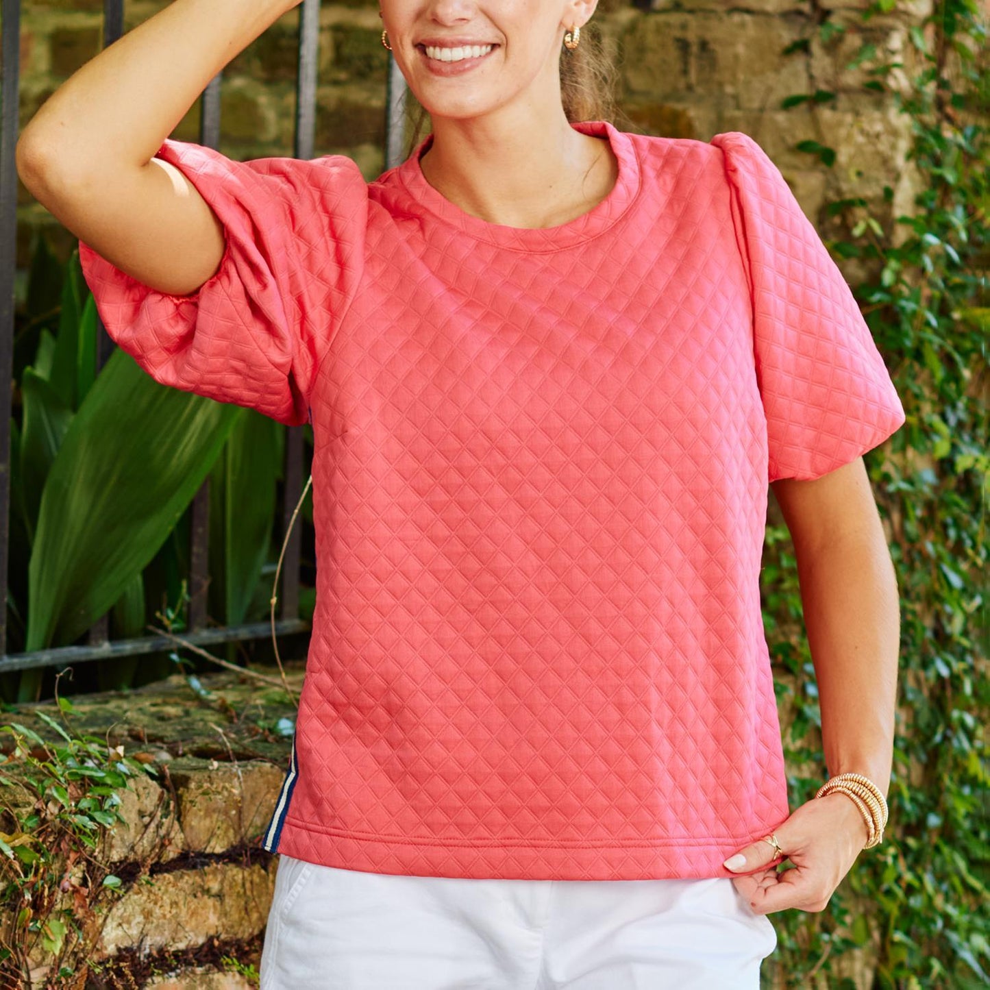 Jamie Top in Ivory or Pink