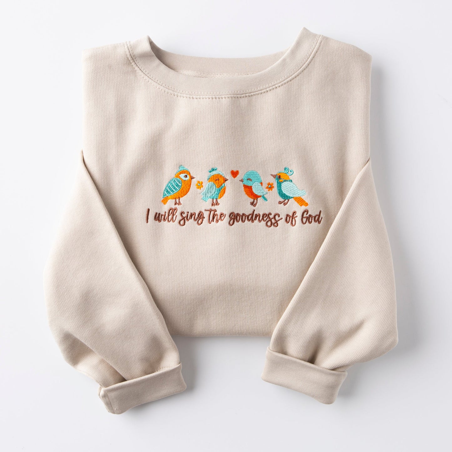 Embroidered Goodness of God Sweatshirt