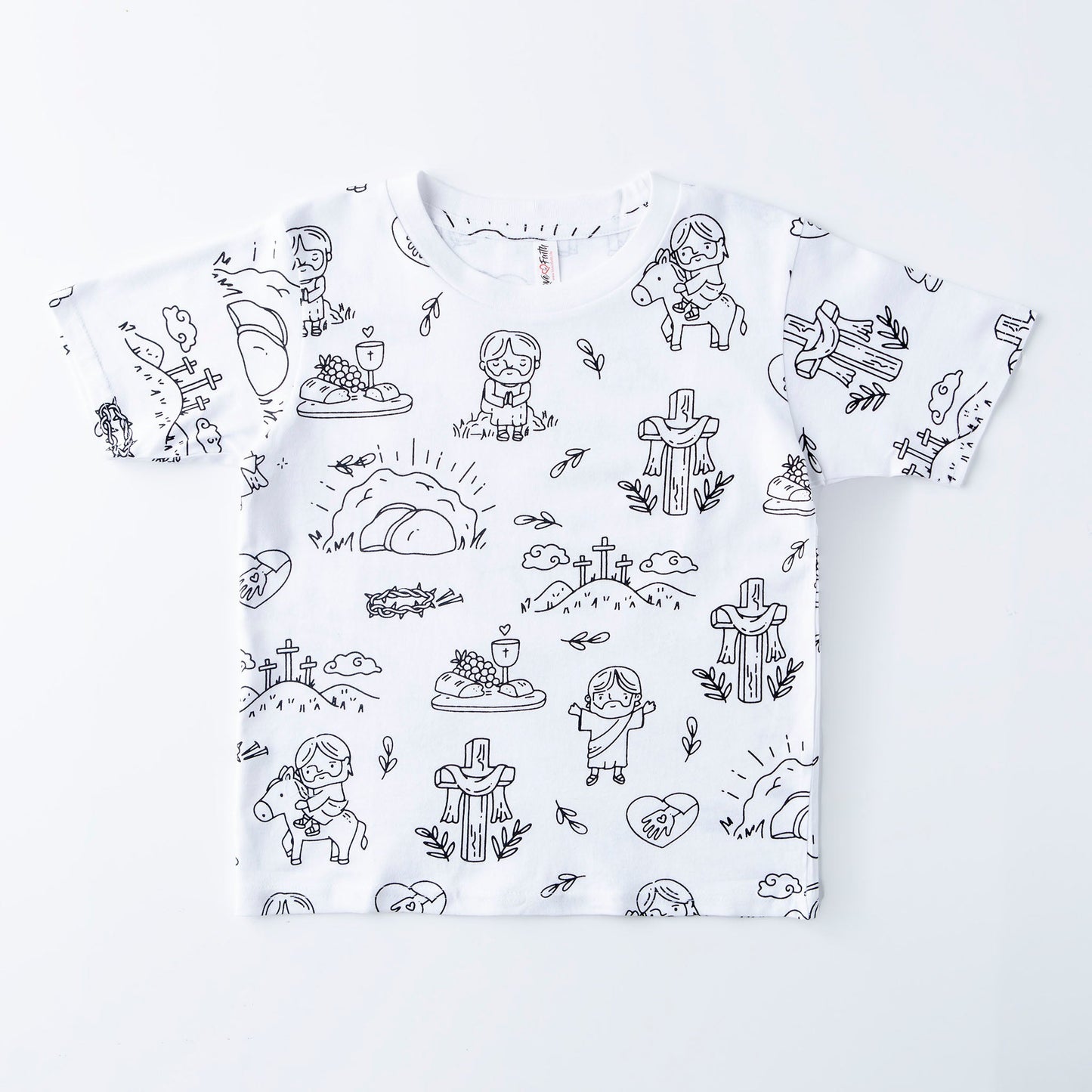 Jesus is Risen Color Me T-Shirt for Kids!