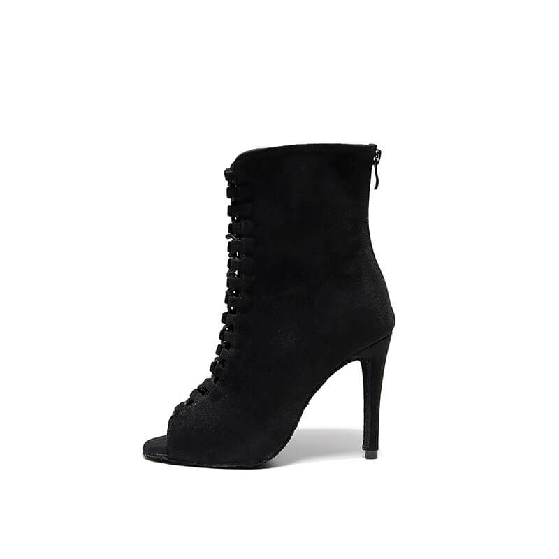 Women's Flannel Soft Sole Ballroom Latin Dance Boots