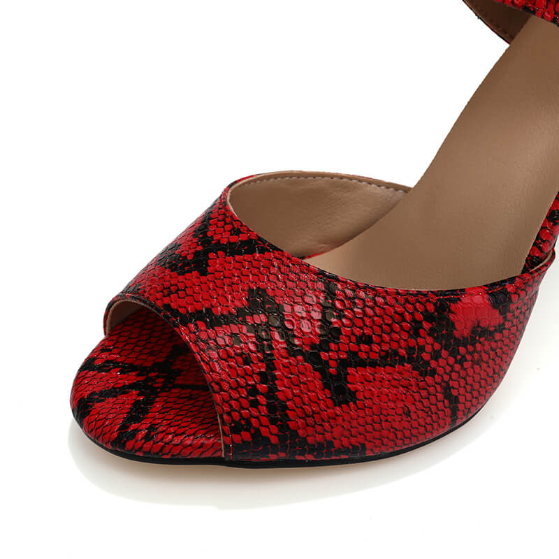 Women's Leather High Heel Ankle Boots
