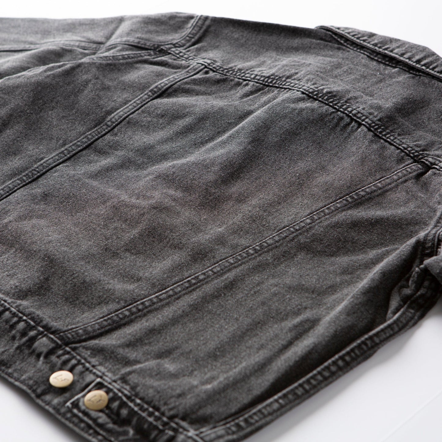Vintage Washed Blessed Denim Jacket